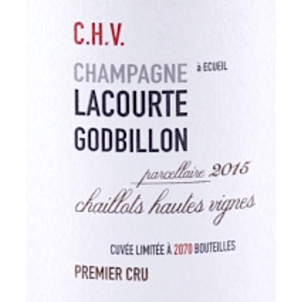 Lacourte-Godbillon 2018 Chaillots Hatues Vignes 1er Cru Extra Brut