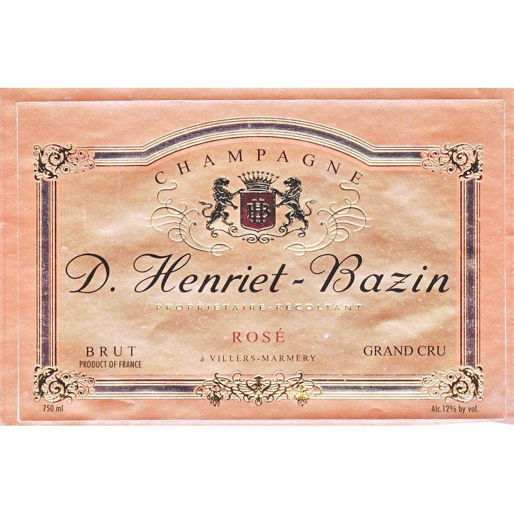 Henriet-Bazin Champagne Grand Cru Rose