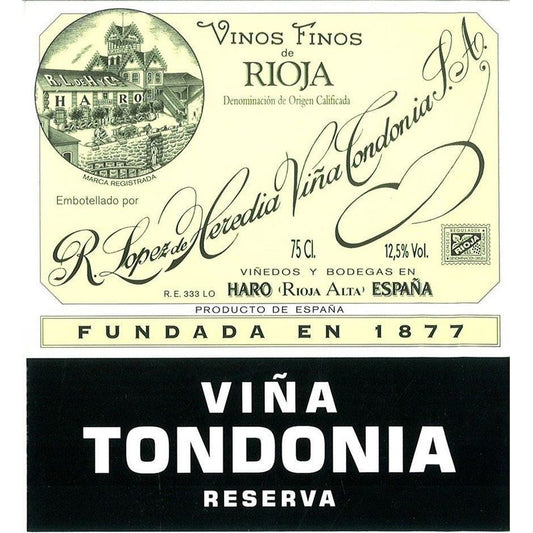 Lopez de Heredia 2012 Vina Tondonia Reserva