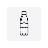 Black and White Illustration of bottle