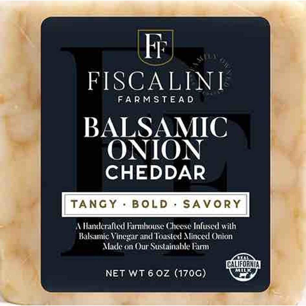 Fiscalini Balsamic Onion Cheddar Cryo 6oz