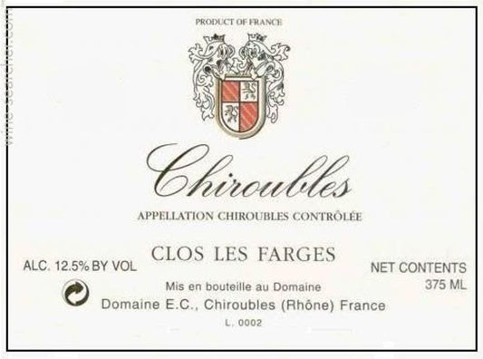 Dom Cheysson Chiroubles Clos Les Farges 2023