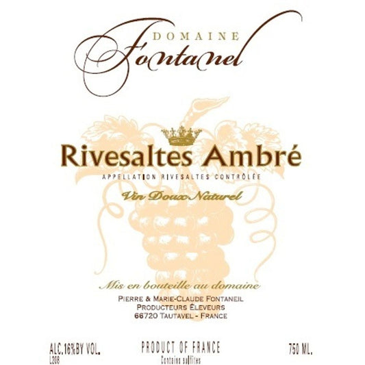 Dom. Fontanel 2015 Rivesaltes Ambré (sweet)