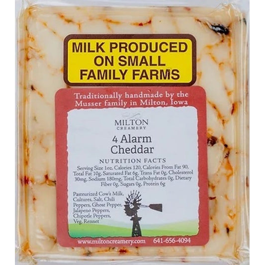 Milton 4 Alarm Cheddar 6oz