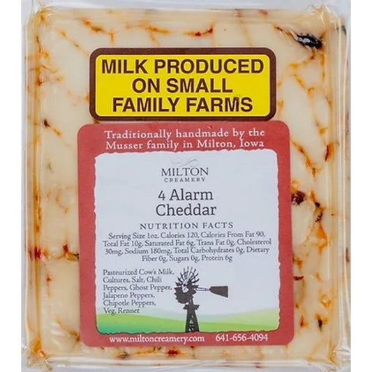 Milton 4 Alarm Cheddar 6oz