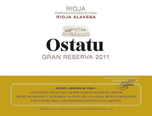 Bodegas Ostatu 2015 Rioja Gran Reserva