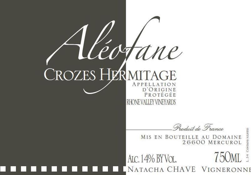 Aleofane 2021 Crozes Hermitage
