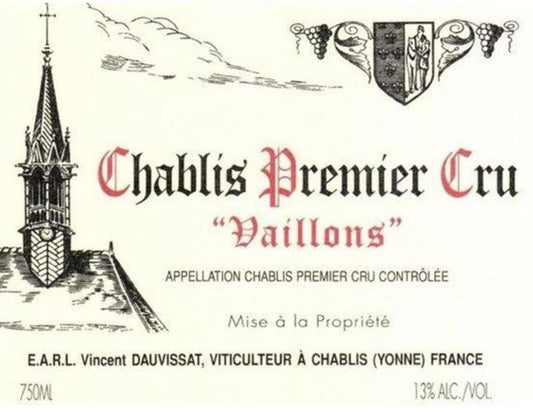 Domaine Vincent Dauvissat Chablis "Vaillons" 1er Cru 2023