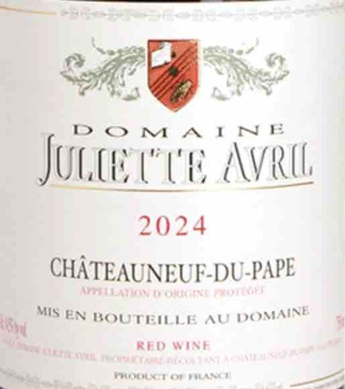 Domaine Juliette Avril Châteauneuf du Pape 2024
