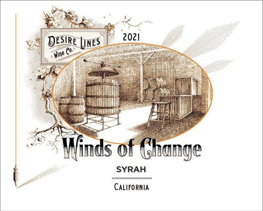 Desire Lines 2021 Winds of Change Syrah