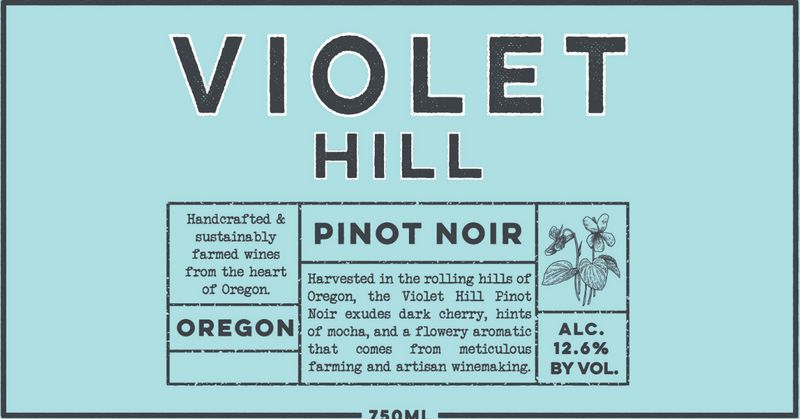 Violet Hill Pinot Noir Willamette Valley