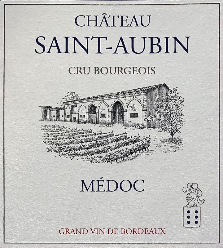 Ch Saint Aubin 2020 Medoc Cru Bourgeois