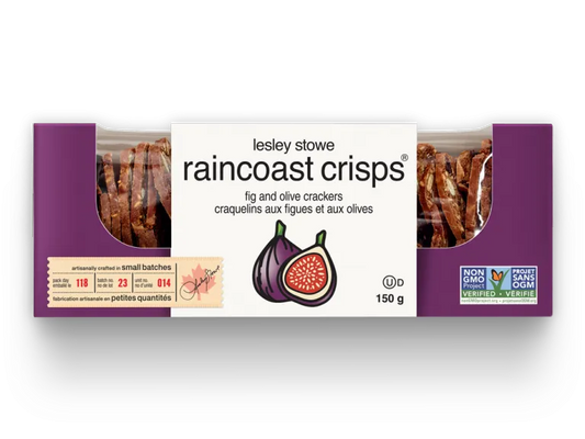 Raincoast Crips: Fig & Olive Crisps