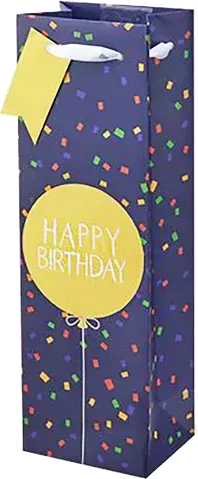 Wine Gift Bag: Birthday Confetti
