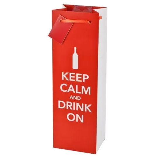 Wine Gift Bag: Keep Calm & Drink On